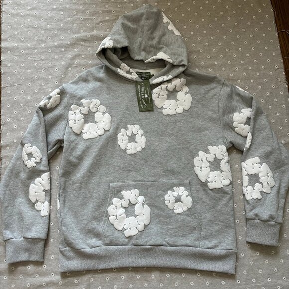 Denim Tears Printed Cotton Wreath Hoodie
